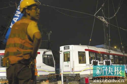 警方正就事故原因進行調查，有工程師表示出軌可能是列車轉彎時未及時減速所致。CFP供圖
